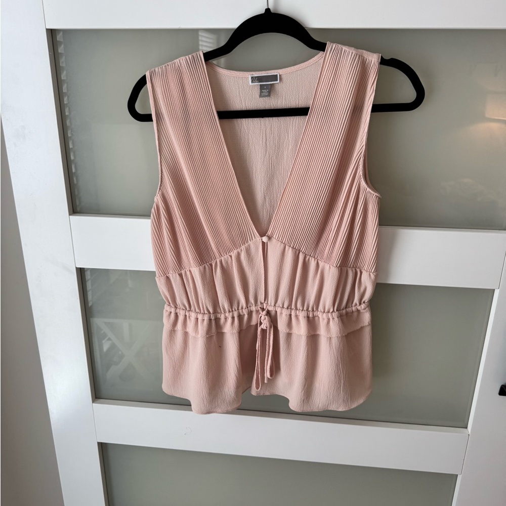 Chelsea28 Blush Pink V-Neck Tank Top